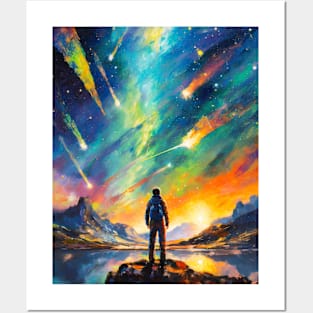 cosmic aurora Posters and Art